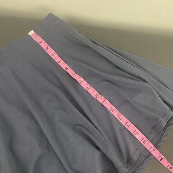 Fabletics Women's Circle Flowy Skort Size M ? Navy Blue Lined Pockets Athleisure - Picture 6 of 7